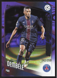 Ousmane Dembélé, Card, 2025-26 Topps UEFA Club Competitions, LIMIT