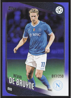 Kevin De Bruyne, Kartička, 2025-26 Topps UEFA Club Competitions, LIMIT