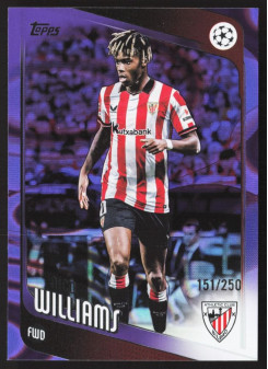 Nico Williams, Card, 2025-26 Topps UEFA Club Competitions, LIMIT