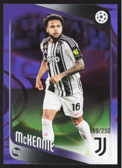 Weston McKennie, Card, 2025-26 Topps UEFA Club Competitions, LIMIT