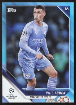 Phil Foden, Kartička, 2021-22 Topps UEFA Champions League, LIMIT