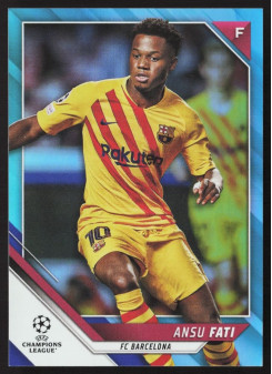 Ansu Fati, Kartička, 2021-22 Topps UEFA Champions League, LIMIT