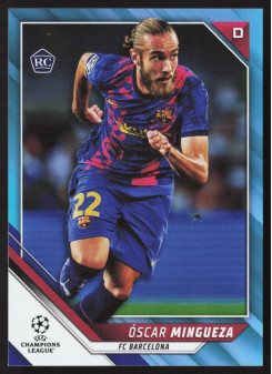 Oscar Mingueza, Kartička, 2021-22 Topps UEFA Champions League, LIMIT