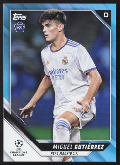 Miguel Gutierrez, Kartička, 2021-22 Topps UEFA Champions League, LIMIT