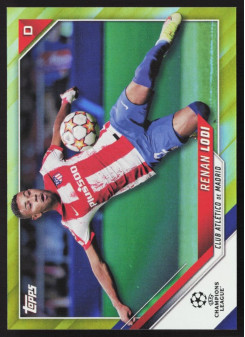Renan Lodi, Kartička, 2021-22 Topps UEFA Champions League, LIMIT