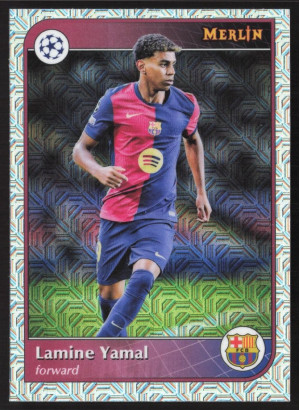 Lamine Yamal, Card, 2024-25 Topps Merlin UEFA Club Competitions, Mojo