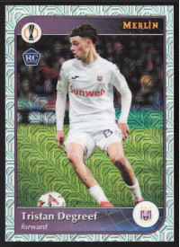 Tristan Degreef, Kartička, 2024-25 Topps Merlin UEFA Club Competitions, Mojo