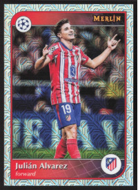 Julián Alvarez, Kartička, 2024-25 Topps Merlin UEFA Club Competitions, Mojo