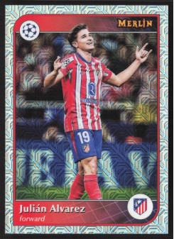 Julián Alvarez, Kartička, 2024-25 Topps Merlin UEFA Club Competitions, Mojo