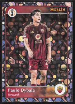 Paulo Dybala, Kartička, 2024-25 Topps Merlin UEFA Club Competitions, Vintage Merlin Refractor