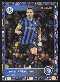 Lautaro Martínez, Kartička, 2024-25 Topps Merlin UEFA Club Competitions, Vintage Merlin Refractor