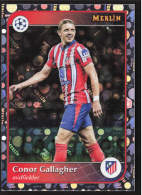 Conor Gallagher, Kartička, 2024-25 Topps Merlin UEFA Club Competitions, Vintage Merlin Refractor