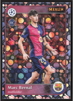 Marc Bernal, Kartička, 2024-25 Topps Merlin UEFA Club Competitions, Vintage Merlin Refractor