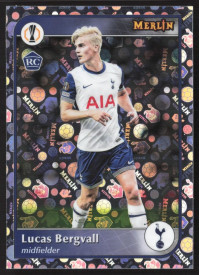 Lucas Bergvall, Kartička, 2024-25 Topps Merlin UEFA Club Competitions, Vintage Merlin Refractor