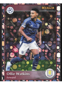 Ollie Watkins, Kartička, 2024-25 Topps Merlin UEFA Club Competitions, Vintage Merlin Refractor