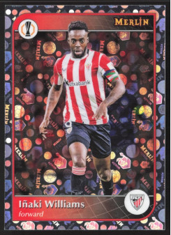 Nico Williams, Kartička, 2024-25 Topps Merlin UEFA Club Competitions, Vintage Merlin Refractor