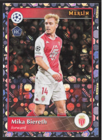Mika Biereth, Kartička, 2024-25 Topps Merlin UEFA Club Competitions, Vintage Merlin Refractor