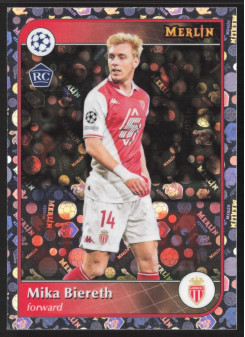 Mika Biereth, Kartička, 2024-25 Topps Merlin UEFA Club Competitions, Vintage Merlin Refractor