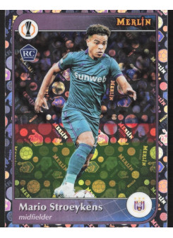 Mario Stroeykens, Kartička, 2024-25 Topps Merlin UEFA Club Competitions, Vintage Merlin Refractor