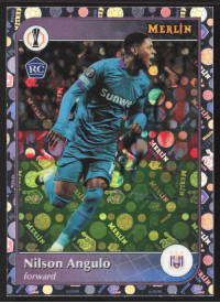 Nilson Angulo, Kartička, 2024-25 Topps Merlin UEFA Club Competitions, Vintage Merlin Refractor