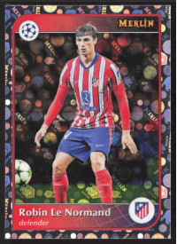 Robin Le Normand, Kartička, 2024-25 Topps Merlin UEFA Club Competitions, Vintage Merlin Refractor