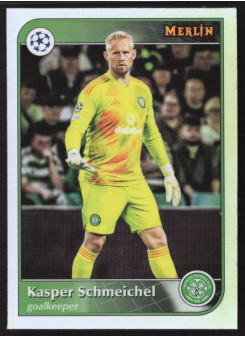 Kasper Schmeichel, Kartička, 2024-25 Topps Merlin UEFA Club Competitions, Refractor