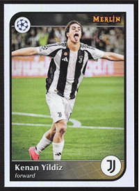 Kenan Yildiz, Kartička, 2024-25 Topps Merlin UEFA Club Competitions, Refractor