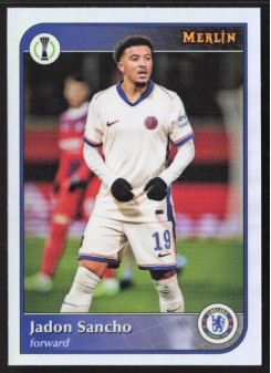 Jadon Sancho, Kartička, 2024-25 Topps Merlin UEFA Club Competitions, Refractor