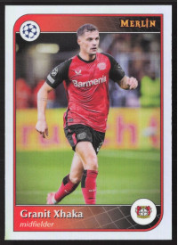 Granit Xhaka, Kartička, 2024-25 Topps Merlin UEFA Club Competitions, Refractor