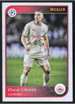 Oscar Gloukh, Kartička, 2024-25 Topps Merlin UEFA Club Competitions, Refractor