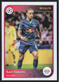 Xavi Simons, Kartička, 2024-25 Topps Merlin UEFA Club Competitions, Refractor