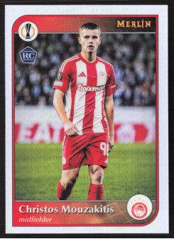 Christos Mouzakitis, Kartička, 2024-25 Topps Merlin UEFA Club Competitions, Refractor