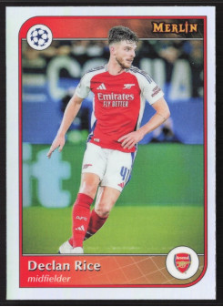 Declan Rice, Kartička, 2024-25 Topps Merlin UEFA Club Competitions, Refractor