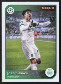 João Simões, Kartička, 2024-25 Topps Merlin UEFA Club Competitions, Refractor