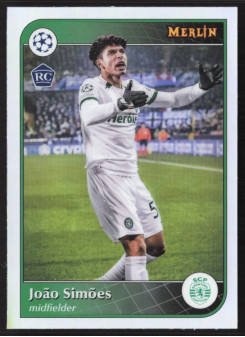João Simões, Kartička, 2024-25 Topps Merlin UEFA Club Competitions, Refractor