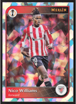 Nico Williams, Kartička, 2024-25 Topps Merlin UEFA Club Competitions, Atomic Refractor