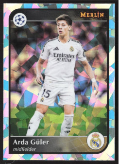 Arda Güler, Kartička, 2024-25 Topps Merlin UEFA Club Competitions, Atomic Refractor