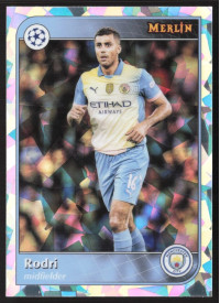 Rodri, Kartička, 2024-25 Topps Merlin UEFA Club Competitions, Atomic Refractor