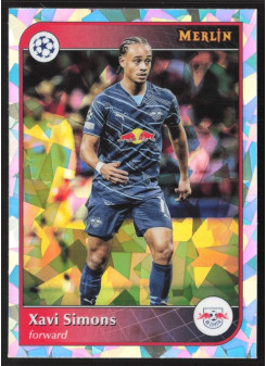 Xavi Simons, Kartička, 2024-25 Topps Merlin UEFA Club Competitions, Atomic Refractor