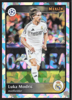 Luka Modrić, Kartička, 2024-25 Topps Merlin UEFA Club Competitions, Atomic Refractor