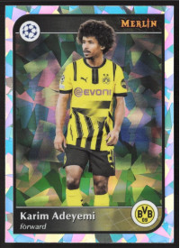 Karim Adeyemi, Kartička, 2024-25 Topps Merlin UEFA Club Competitions, Atomic Refractor