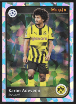 Karim Adeyemi, Kartička, 2024-25 Topps Merlin UEFA Club Competitions, Atomic Refractor