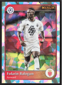 Folarin Balogun, Kartička, 2024-25 Topps Merlin UEFA Club Competitions, Atomic Refractor