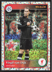 Virgil van Dijk, Kartička, 2024-25 Topps Merlin UEFA Club Competitions, Mini Diamonds