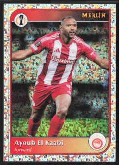 Ayoub El Kaabi, Kartička, 2024-25 Topps Merlin UEFA Club Competitions, Mini Diamonds
