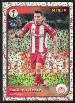Santiago Hezze, Kartička, 2024-25 Topps Merlin UEFA Club Competitions, Mini Diamonds