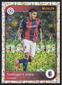 Santiago Castro, Kartička, 2024-25 Topps Merlin UEFA Club Competitions, Mini Diamonds