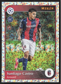 Santiago Castro, Kartička, 2024-25 Topps Merlin UEFA Club Competitions, Mini Diamonds