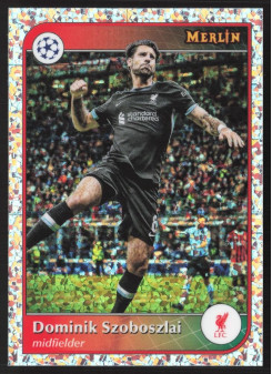 Dominik Szoboszlai, Kartička, 2024-25 Topps Merlin UEFA Club Competitions, Mini Diamonds