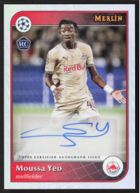 Moussa Yeo, Kartička, 2024-25 Topps Merlin UEFA Club Competitions, AUTOGRAPH
